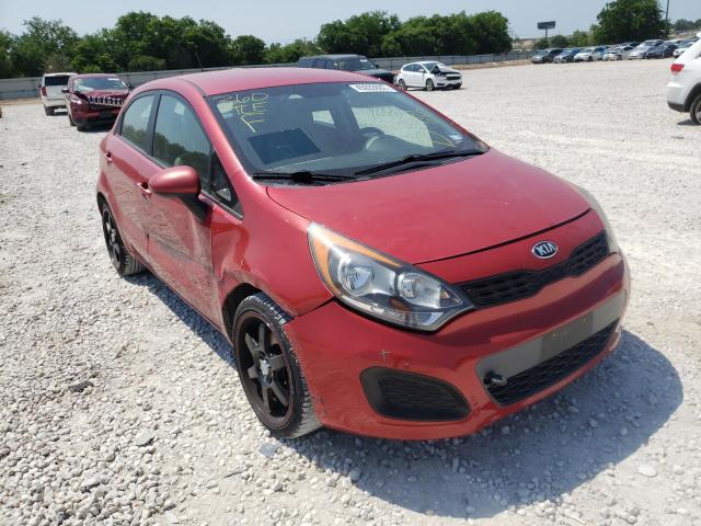 KIA RIO LX 2013 with VIN KNADM5A32D6181730 - Photo from auction