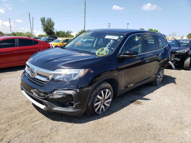 Photo 2 from auction – 2021 HONDA PILOT EXL with VIN 5FNYF5H5XMB047719