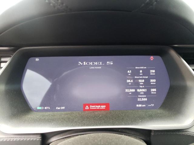 Photo 8 from auction – 2020 TESLA MODEL S with VIN 5YJSA1E25LF359503