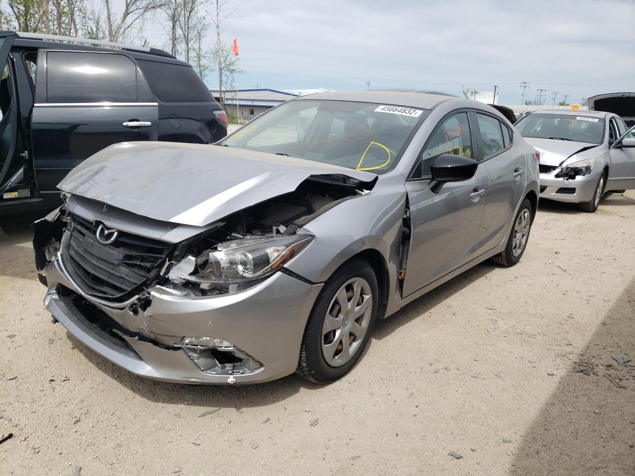 Photo 2 from auction – 2014 MAZDA 3 SV with VIN JM1BM1T74E1191886