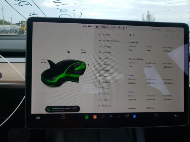 Photo 8 from auction – 2021 TESLA MODEL 3 with VIN 5YJ3E1EA6MF090011