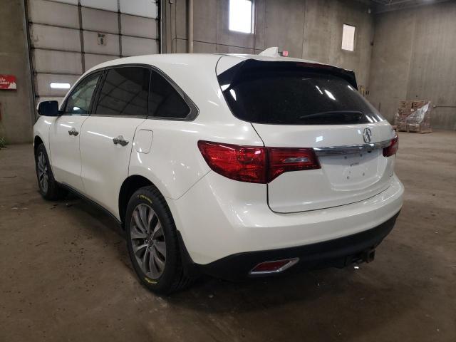 Photo 3 from auction – 2015 ACURA MDX TECHNO with VIN 5FRYD4H49FB022173