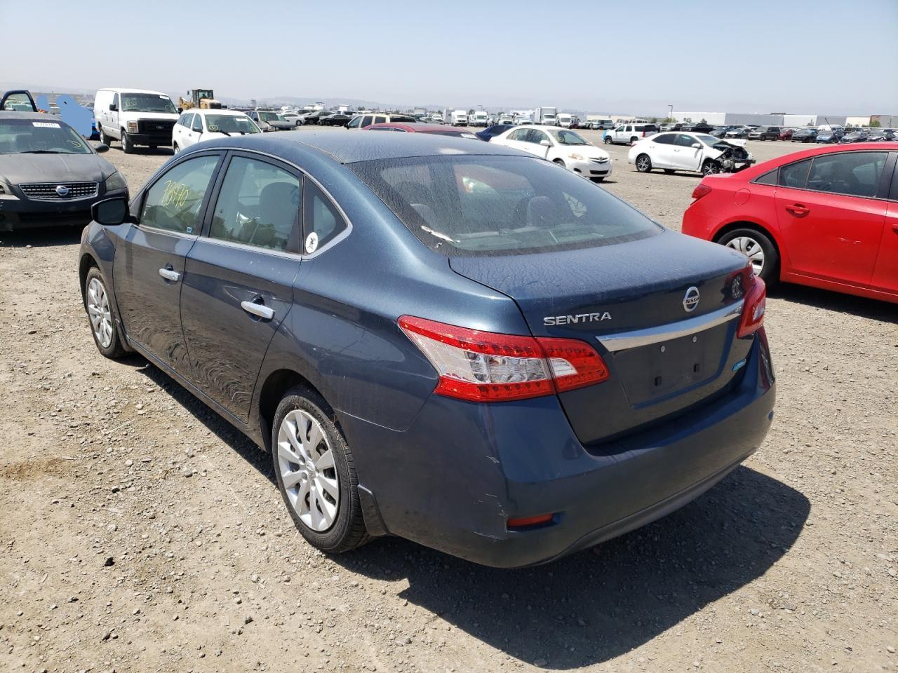 Photo 3 from auction – 2013 NISSAN SENTRA S with VIN 1N4AB7AP0DN900348