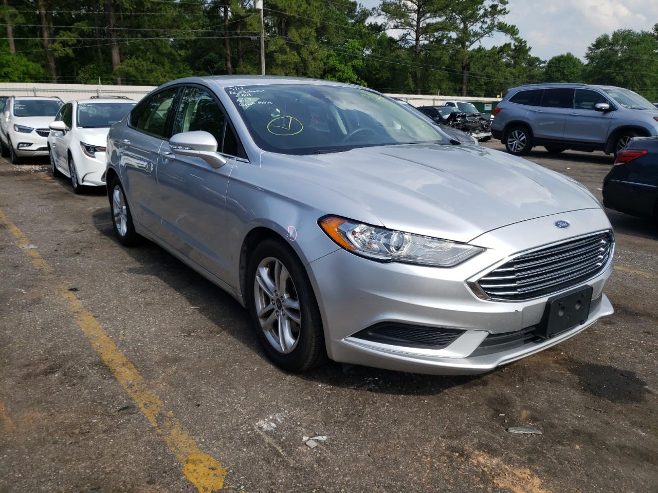 FORD FUSION SE 2018 with VIN 3FA6P0H76JR270980 - Photo from auction