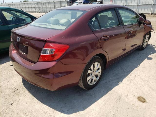 Photo 4 from auction – 2012 HONDA CIVIC LX with VIN 2HGFB2F50CH533597