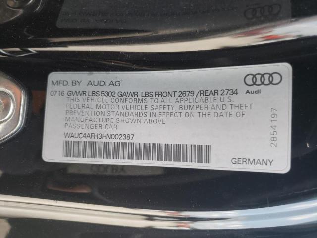 Photo 10 from auction – 2017 AUDI S5 with VIN WAUC4AFH3HN002387
