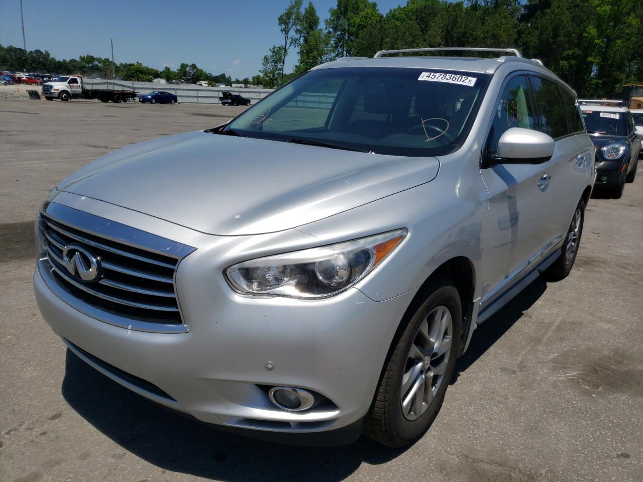 Photo 2 from auction – 2013 INFINITI JX35 with VIN 5N1AL0MN6DC347124