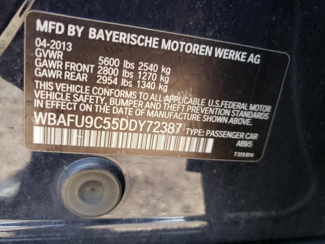 Photo 10 from auction – 2013 BMW 550 XI with VIN WBAFU9C55DDY72387