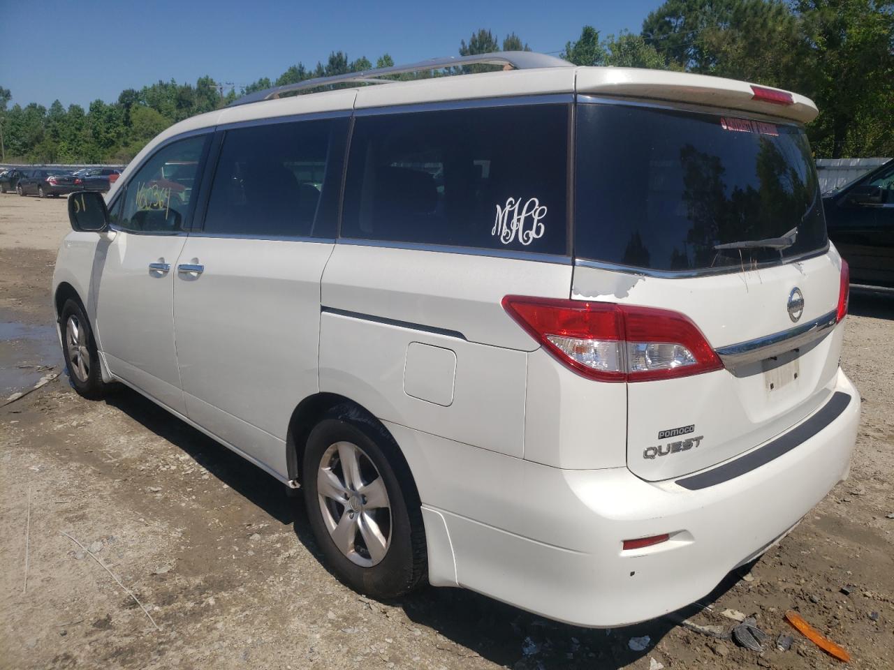 Photo 3 from auction – 2012 NISSAN QUEST S with VIN JN8AE2KPXC9032793
