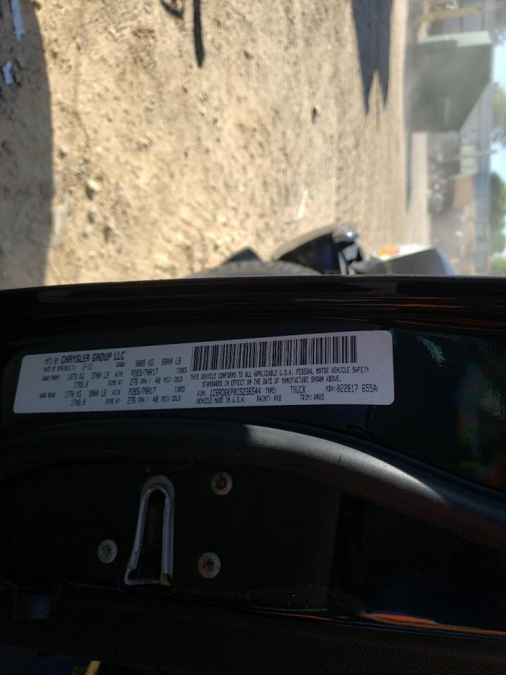 Photo 10 from auction – 2012 DODGE RAM 1500 S with VIN 1C6RD6KP0CS236544