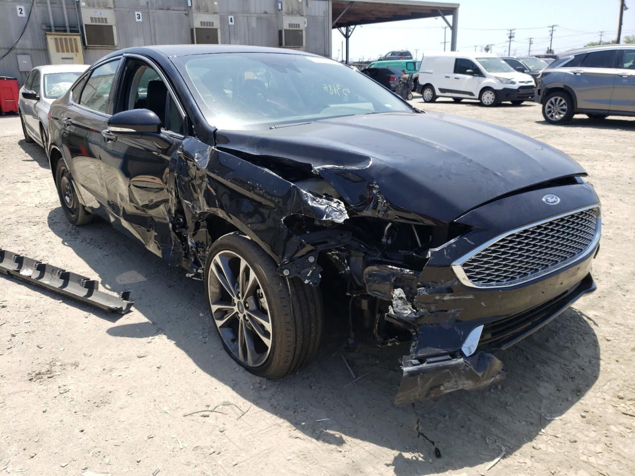 FORD FUSION TIT 2020 with VIN 3FA6P0K95LR116595 - Photo from auction