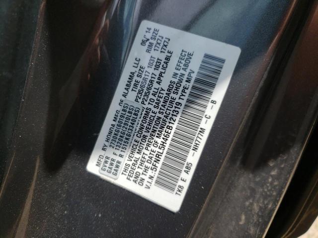 Photo 10 from auction – 2014 HONDA ODYSSEY EX with VIN 5FNRL5H46EB121319