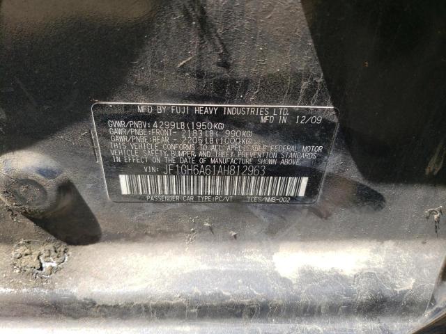 Photo 10 from auction – 2010 SUBARU IMPREZA 2. with VIN JF1GH6A61AH812963