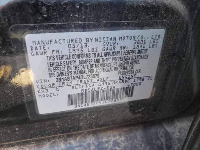 Photo 10 from auction – 2013 NISSAN SENTRA with VIN 3N1AB7AP4DL723879