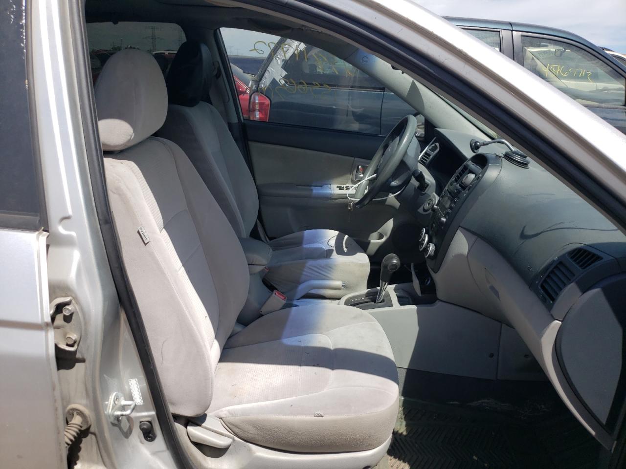 Photo 5 from auction – 2009 KIA SPECTRA EX with VIN KNAFE222795663858