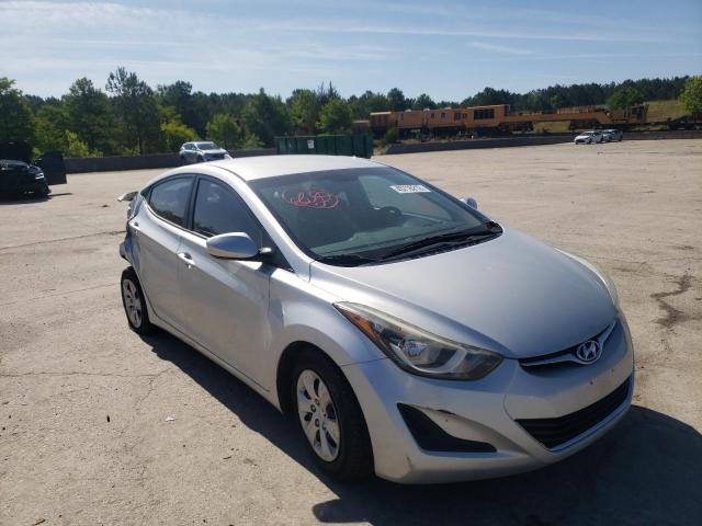HYUNDAI ELANTRA SE 2016 with VIN 5NPDH4AE0GH667580 - Photo from auction
