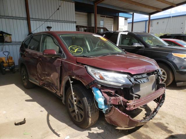 HONDA CR-V EX 2015 with VIN 2HKRM4H56FH703696 - Photo from auction