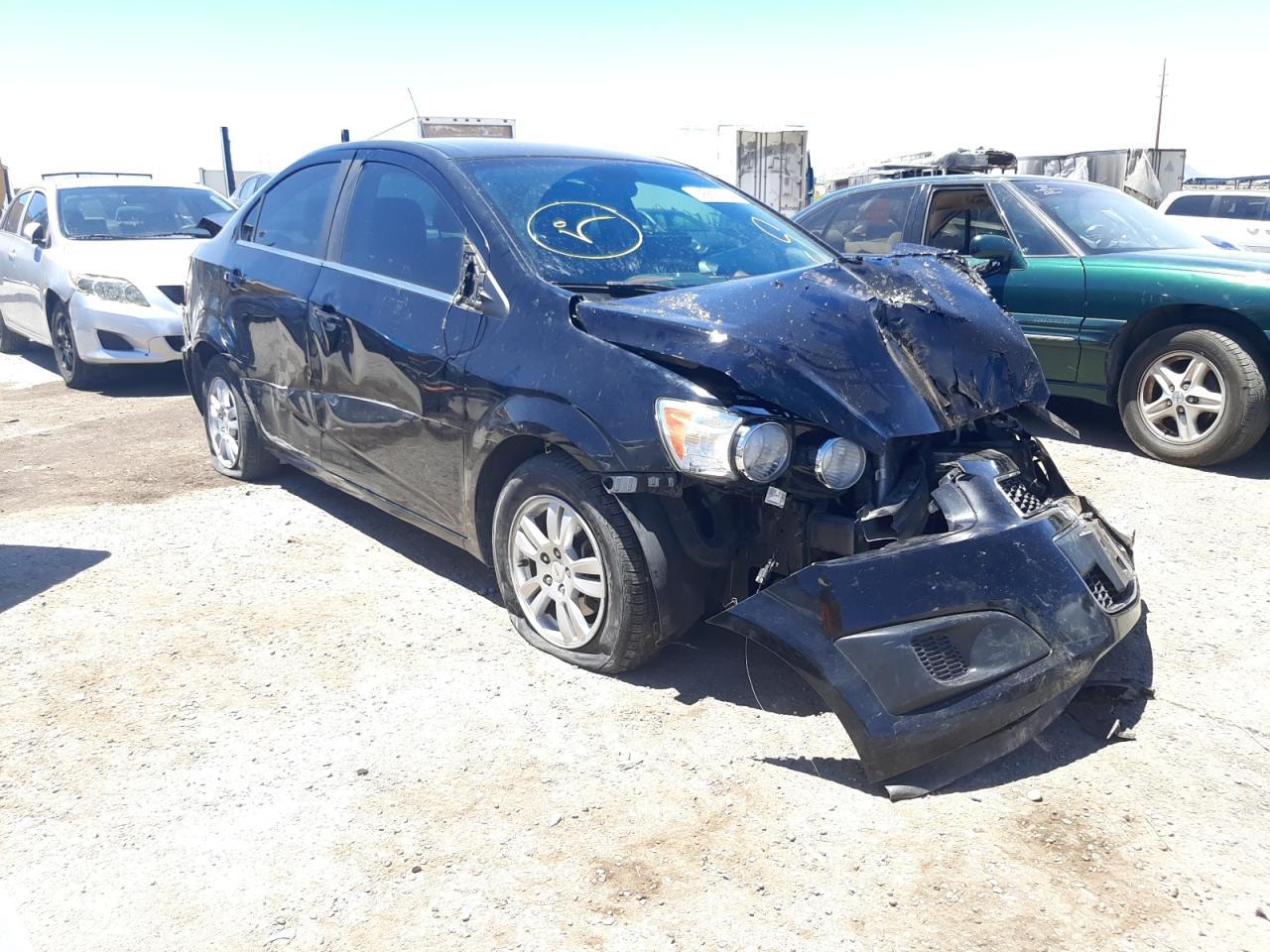 CHEVROLET SONIC LT 2012 with VIN 1G1JC5SB2C4182412 - Photo from auction