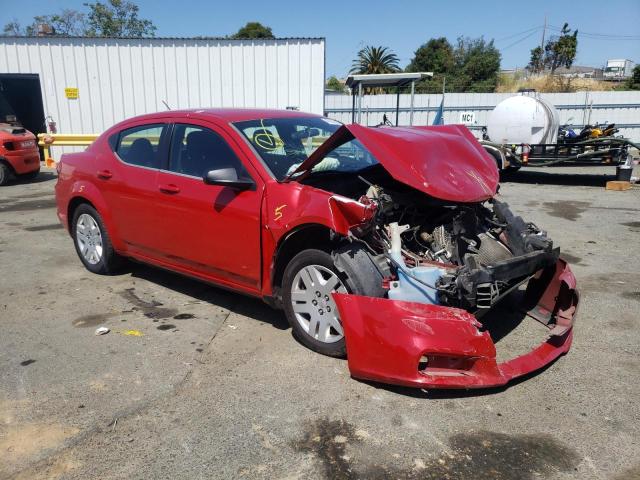 DODGE AVENGER SE 2012 with VIN 1C3CDZAB1CN220975 - Photo from auction