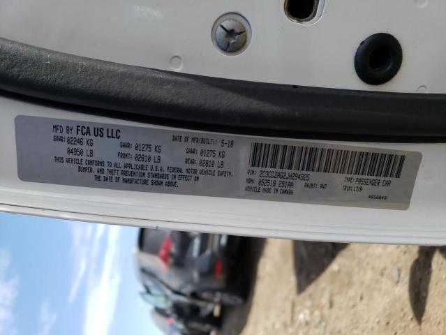 Photo 10 from auction – 2018 DODGE CHALLENGER with VIN 2C3CDZAG2JH294925