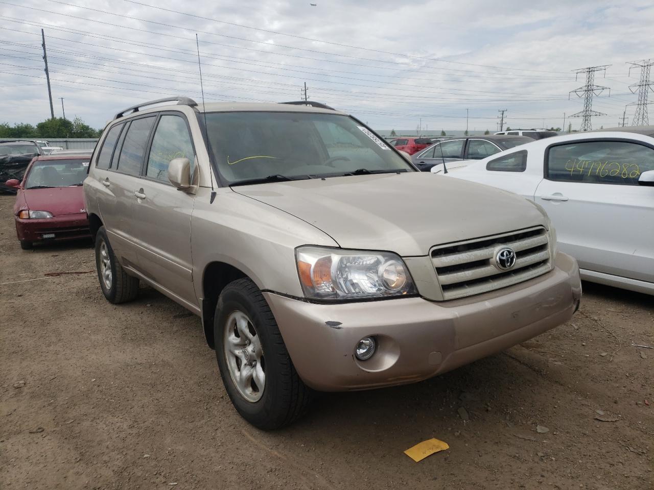 TOYOTA HIGHLANDER 2007 with VIN JTEGD21A170168919 - Photo from auction