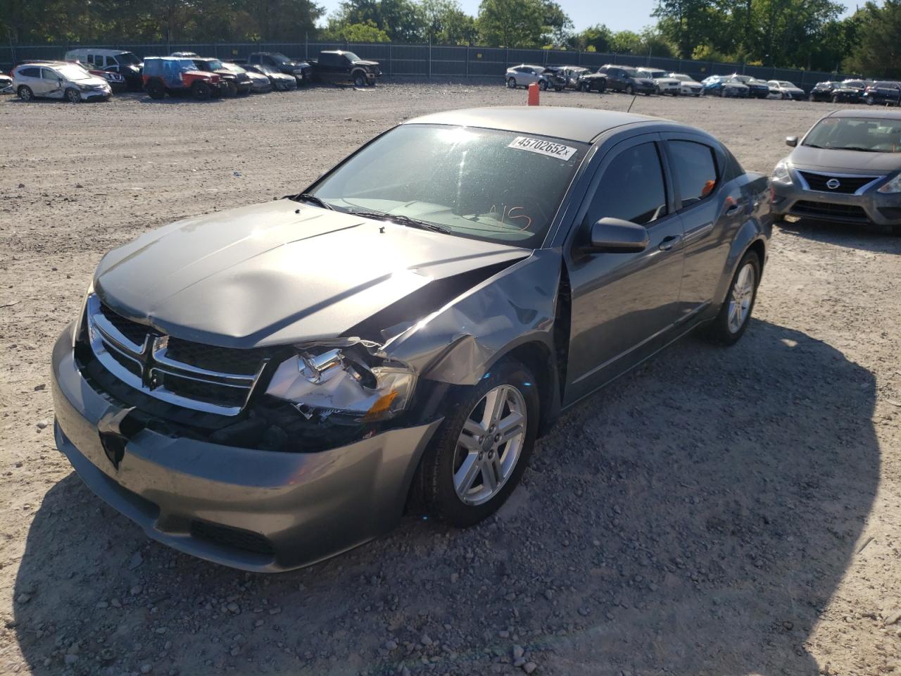 Photo 2 from auction – 2012 DODGE AVENGER SX with VIN 1C3CDZCB6CN185167