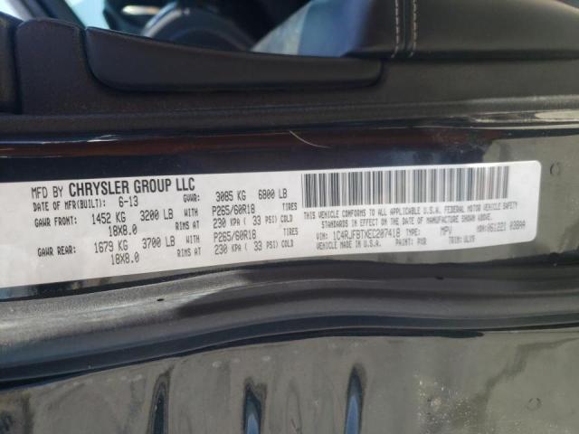 Photo 10 from auction – 2014 JEEP GRAND CHER with VIN 1C4RJFBTXEC207418