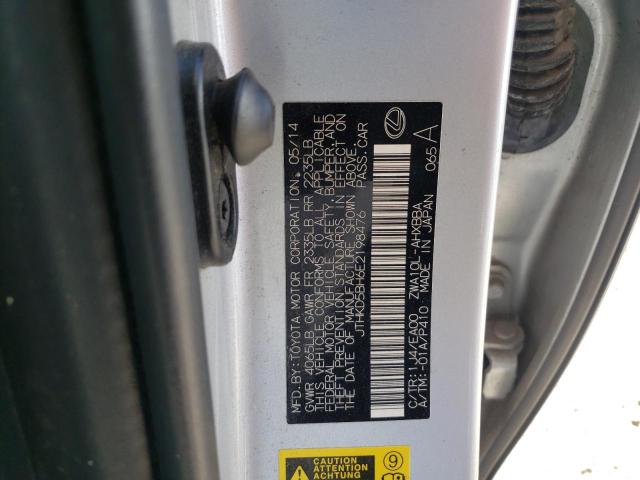 Photo 10 from auction – 2014 LEXUS CT 200 with VIN JTHKD5BH6E2198476