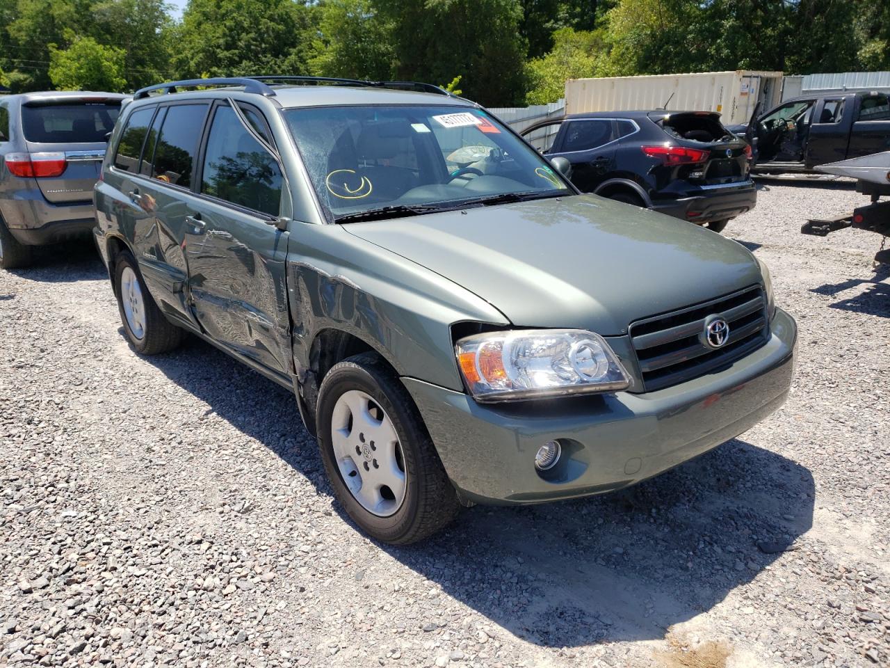 TOYOTA HIGHLANDER 2007 with VIN JTEDP21A870148161 - Photo from auction