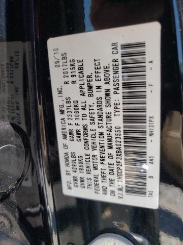 Photo 10 from auction – 2011 HONDA ACCORD with VIN 1HGCP2F3XBA023550