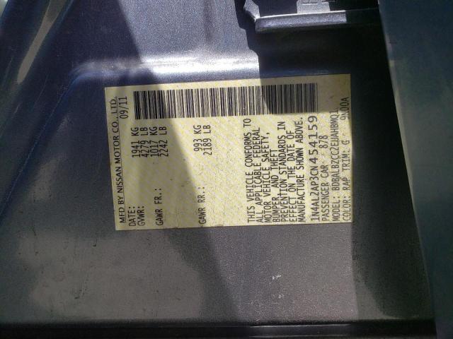 Photo 10 from auction – 2012 NISSAN ALTIMA BAS with VIN 1N4AL2AP3CN454159