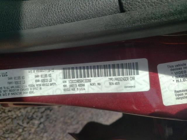 Photo 10 from auction – 2016 CHRYSLER 200 LIMITE with VIN 1C3CCCAB5GN133392