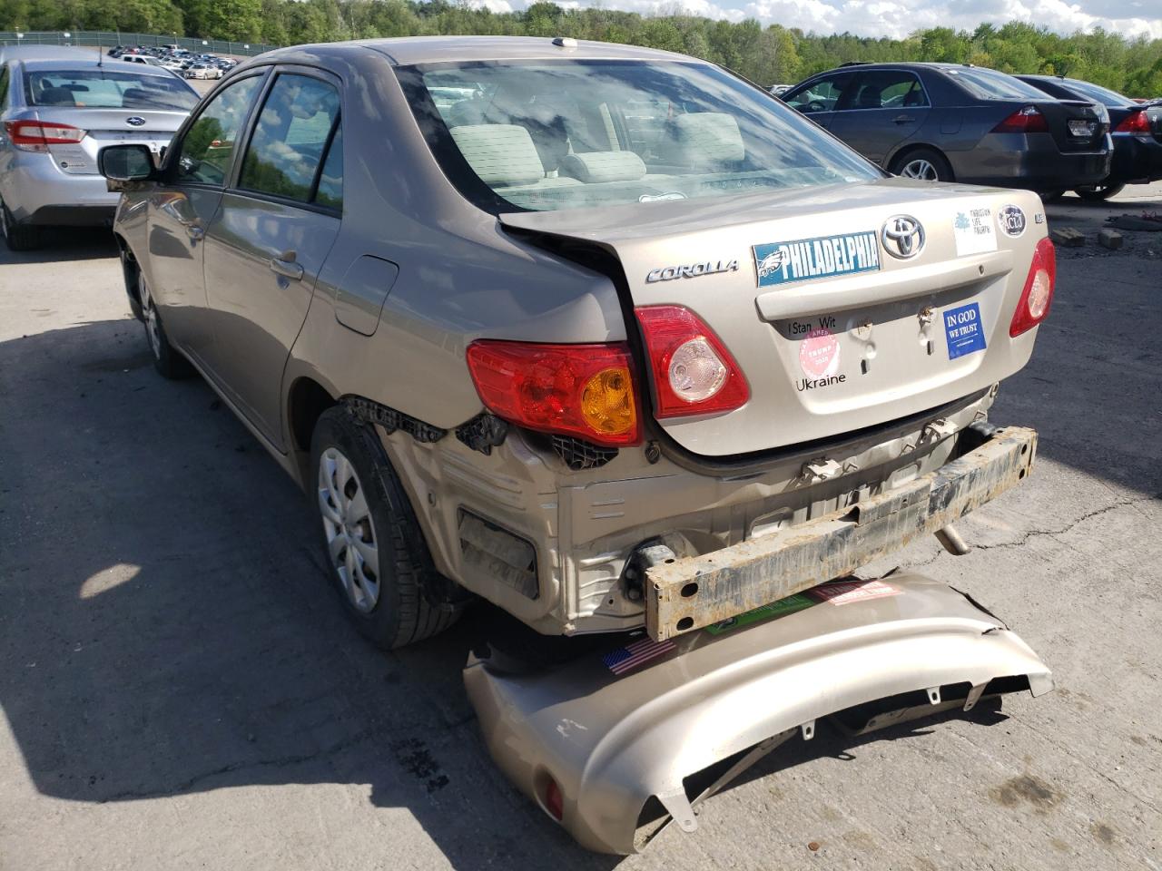 Photo 3 from auction – 2009 TOYOTA COROLLA BA with VIN 2T1BU40E69C009790