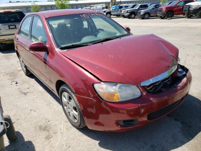 KIA SPECTRA EX 2007 with VIN KNAFE121775441285 - Photo from auction