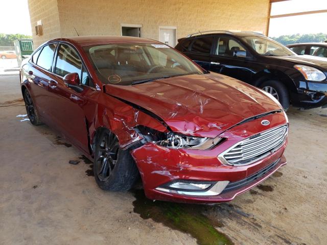 FORD FUSION SE 2018 with VIN 3FA6P0HD5JR183559 - Photo from auction