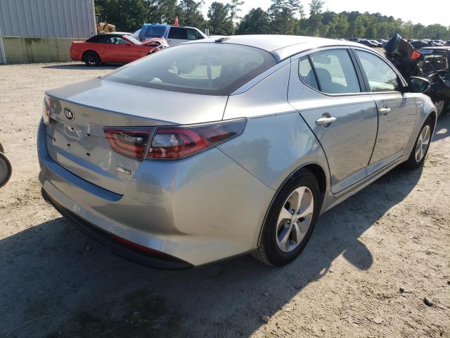 Photo 4 from auction – 2014 KIA OPTIMA HYB with VIN KNAGM4AD1E5071730