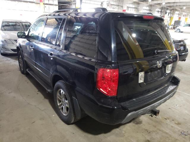 Photo 3 from auction – 2003 HONDA PILOT EXL with VIN 2HKYF18573H560189