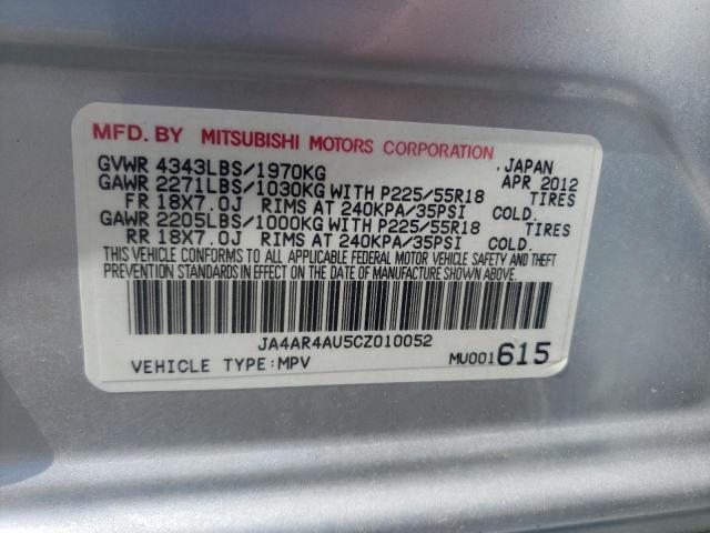 Photo 10 from auction – 2012 MITSUBISHI OUTLANDER with VIN JA4AR4AU5CZ010052