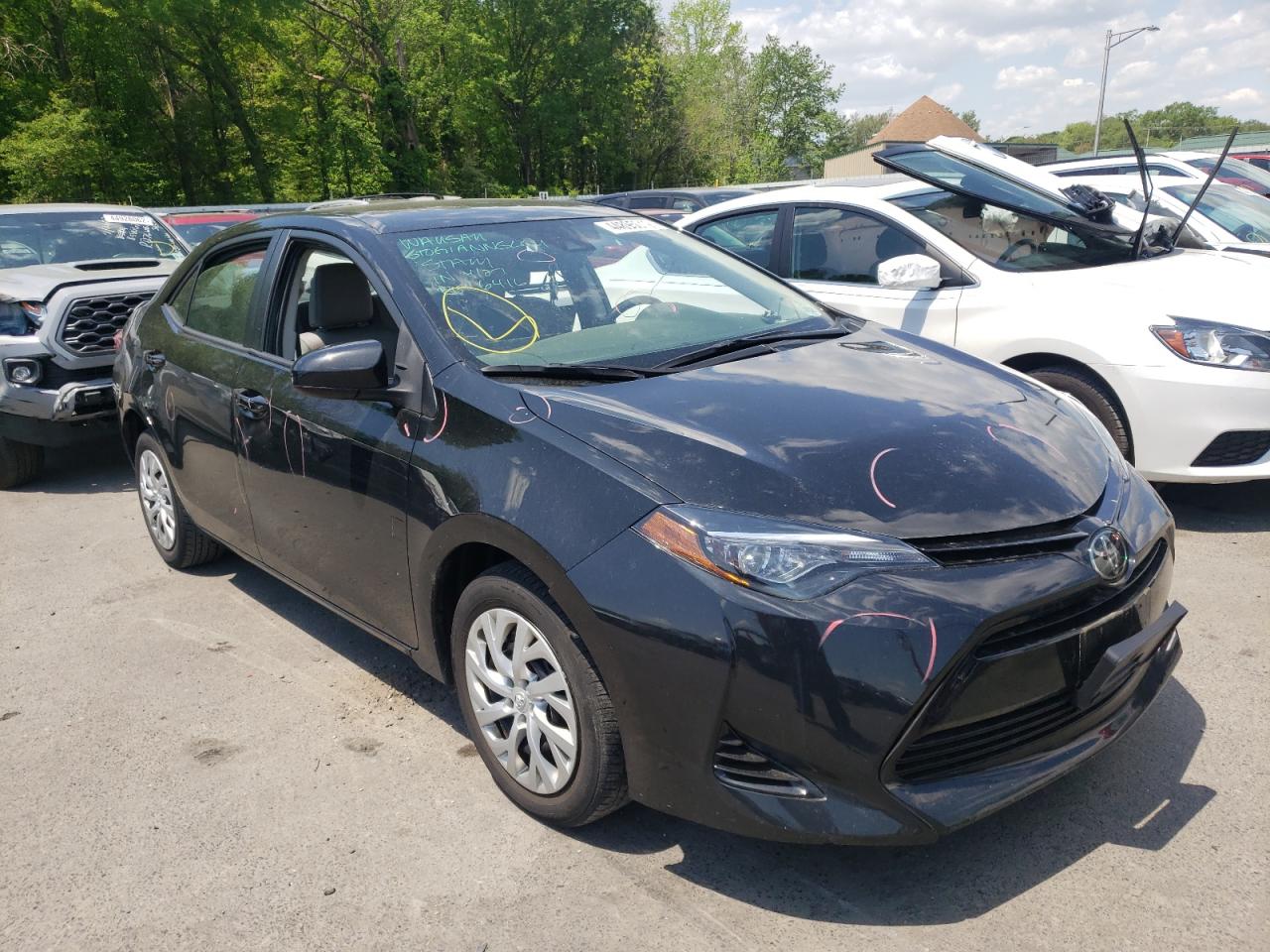 TOYOTA COROLLA L 2018 with VIN 2T1BURHE7JC991951 - Photo from auction