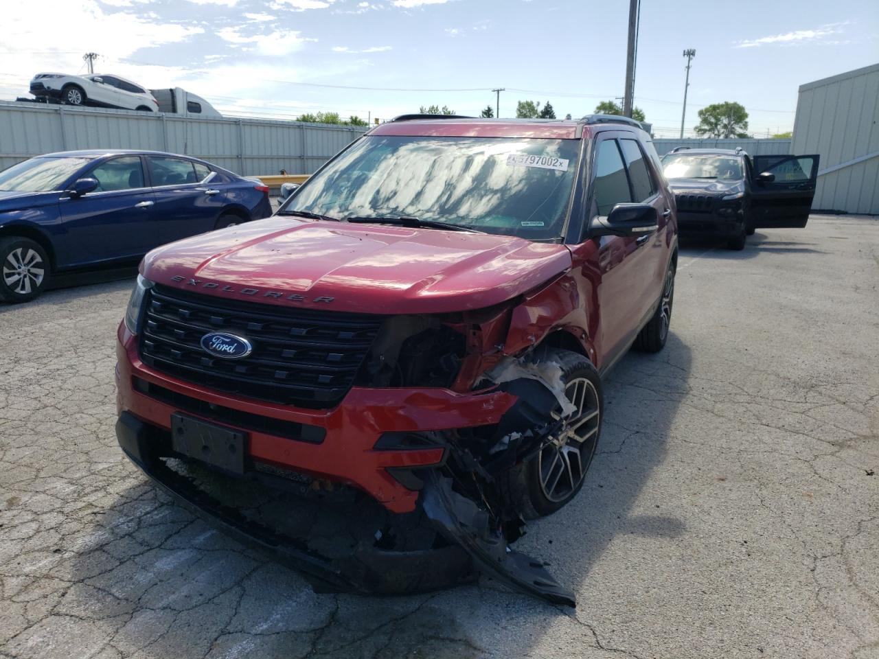 Photo 2 from auction – 2016 FORD EXPLORER S with VIN 1FM5K8GT2GGC33597