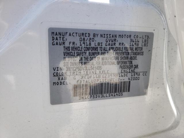 Photo 10 from auction – 2020 NISSAN KICKS SR with VIN 3N1CP5DV3LL541405