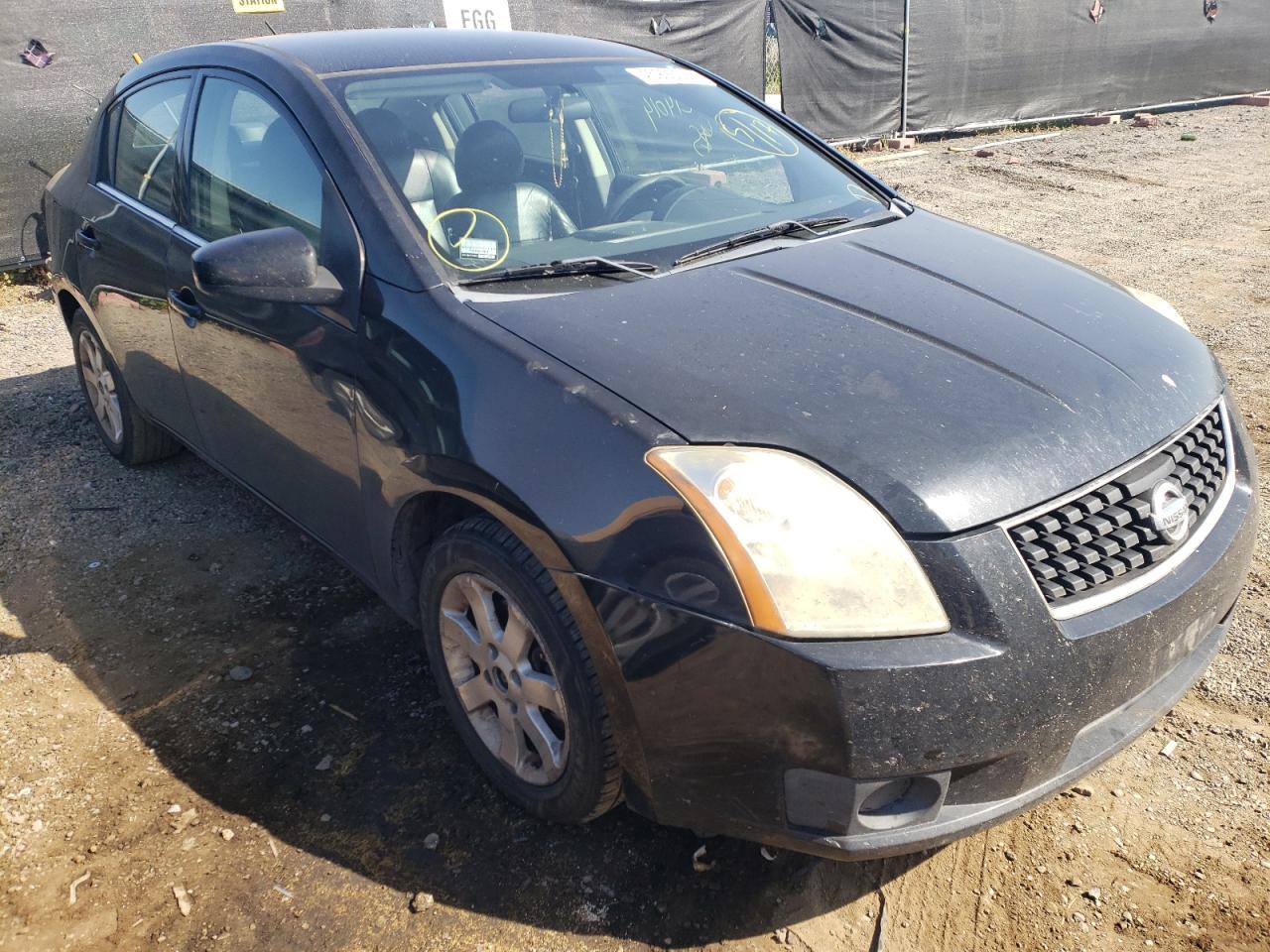 Photo 1 from auction – 2008 NISSAN SENTRA 2.0 with VIN 3N1AB61E08L611188