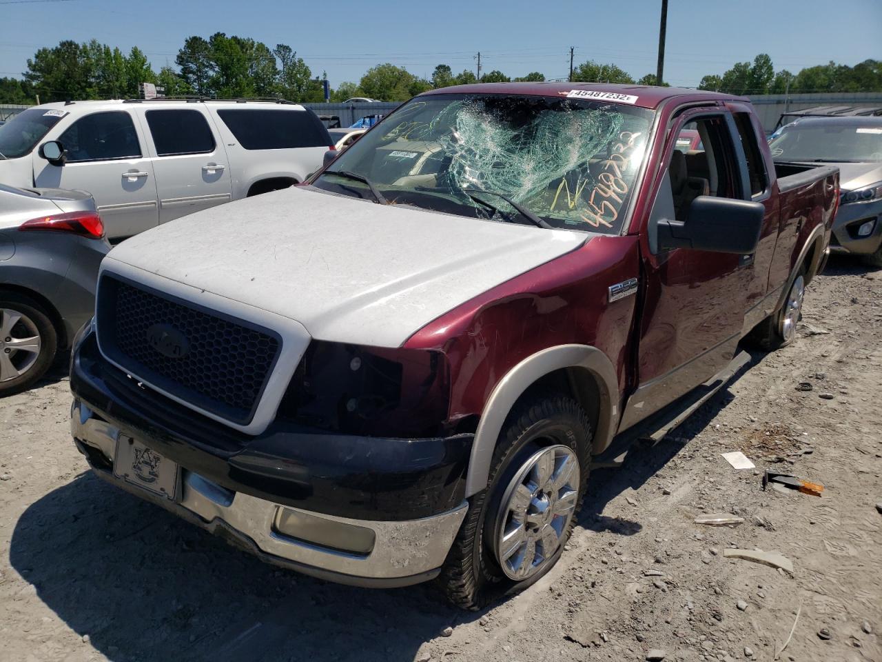 Photo 2 from auction – 2005 FORD F150 with VIN 1FTPX12585NA98231