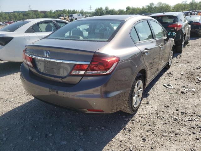 Photo 4 from auction – 2014 HONDA CIVIC LX with VIN 19XFB2F54EE042754