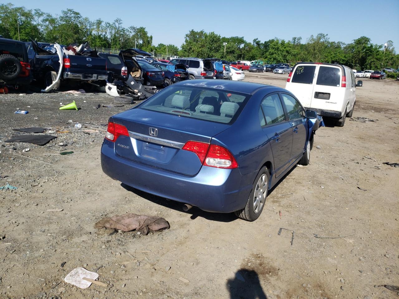 Photo 4 from auction – 2011 HONDA CIVIC LX with VIN 2HGFA1F58BH508393
