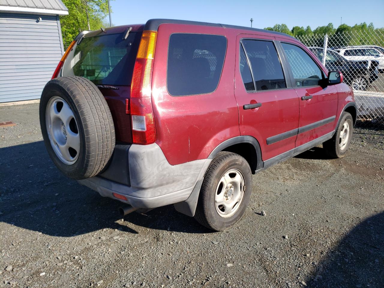 Photo 4 from auction – 2003 HONDA CR-V EX with VIN SHSRD78883U159927