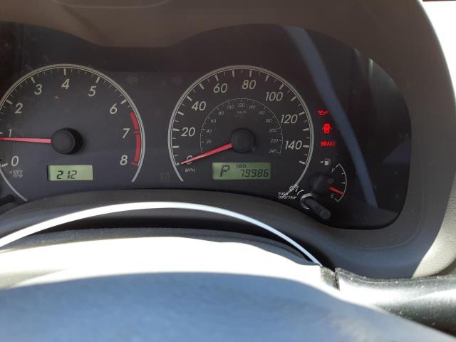 Photo 8 from auction – 2009 TOYOTA COROLLA BA with VIN JTDBL40E69J006038
