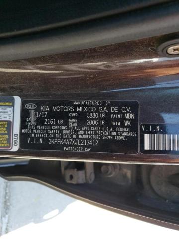 Photo 10 from auction – 2018 KIA FORTE LX with VIN 3KPFK4A7XJE217412