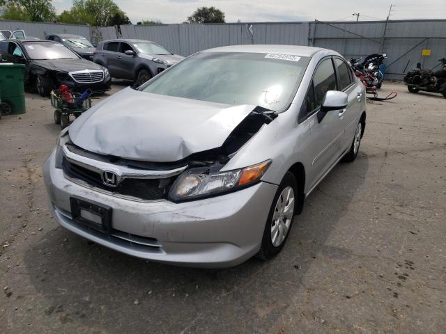 Photo 2 from auction – 2012 HONDA CIVIC LX with VIN 19XFB2F52CE042295