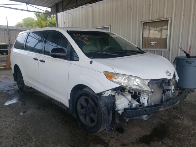 TOYOTA SIENNA 2013 with VIN 5TDZK3DC3DS345422 - Photo from auction
